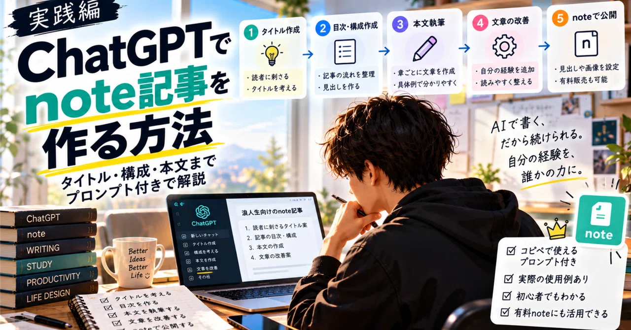 [Practical Guide] How to Create Note Articles with ChatGPT: Explaining ...