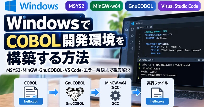 [Windows] How to Build a COBOL Development Environment with MinGW ...