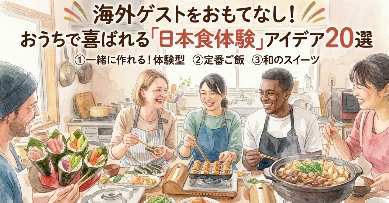 Hospitality for Overseas Guests! 20 'Japanese Food Experience' Menu ...