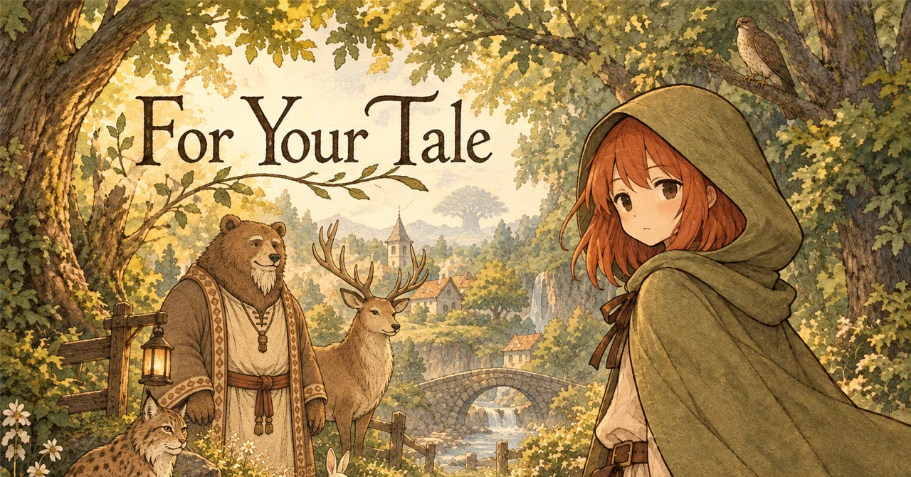 The official website for the game in development, 'For Your Tale', has ...