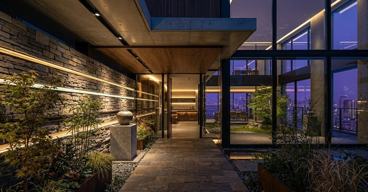 Building from the Entrance. Setagaya | The First Impression of a Modern ...