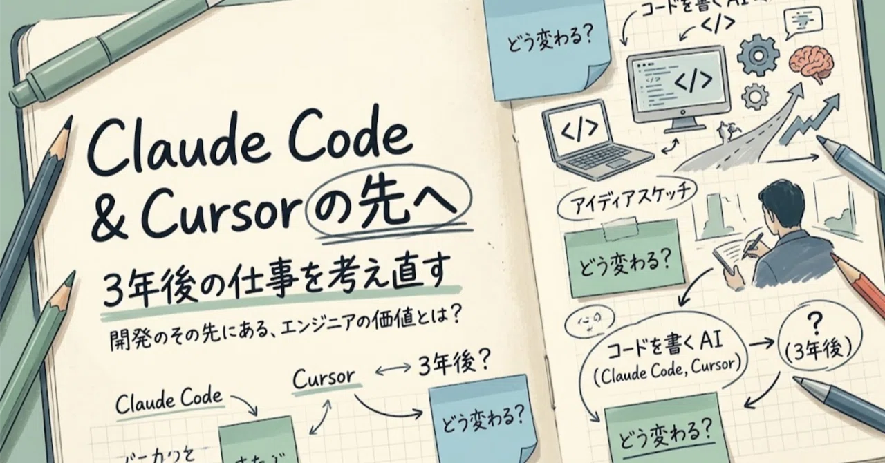 Claude Code와 Cursor를 병행하던 내가 3년 후의 업무를 다시 생각하게 된 이유｜剛｜生成AI×アプリ開発｜予備試験講師