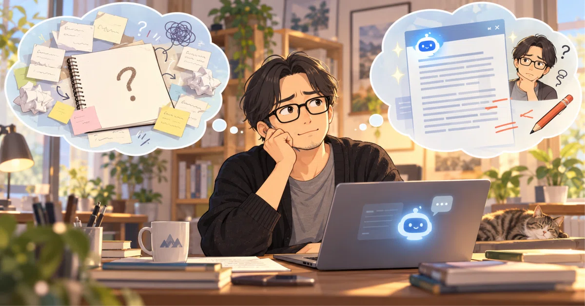 Two reasons why you get stuck when writing notes with AI｜のびーと＠世の中に小さな灯り ...