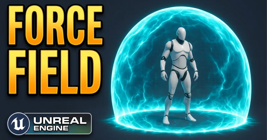 UE5 Niagara Tutorial - Force Field Shield VFX｜Ashif Ali
