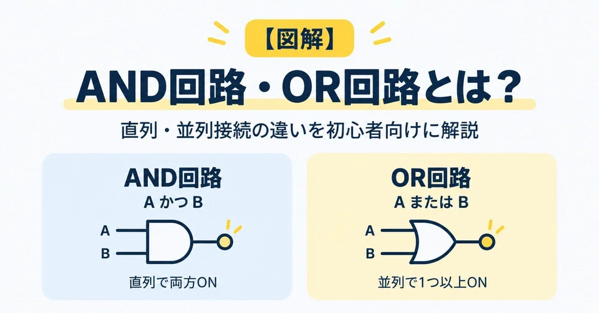 [Illustrated] What are AND and OR circuits? Explaining the differences ...