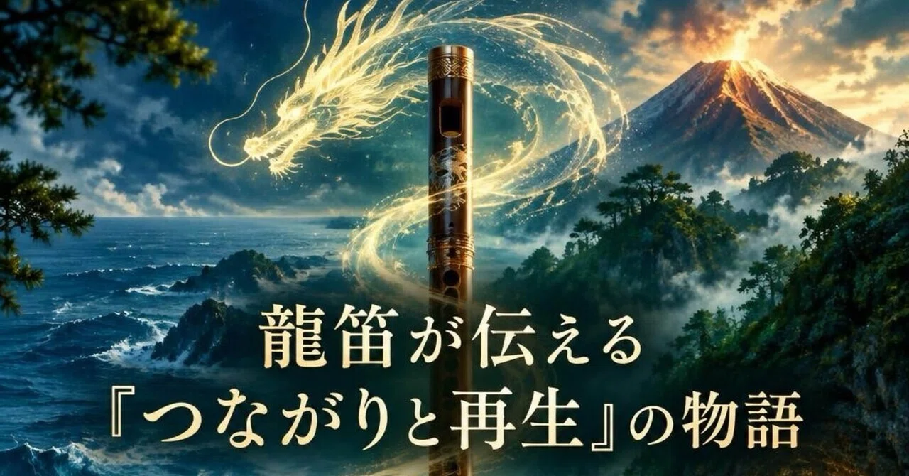 The Story of 'Connection and Rebirth' Told by the Ryuteki｜篠原雅弥（シノマン）