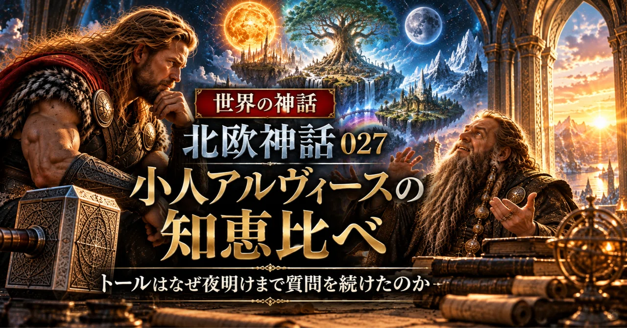 World Mythology | Norse Mythology 027 | The Wisdom Contest of the Dwarf ...