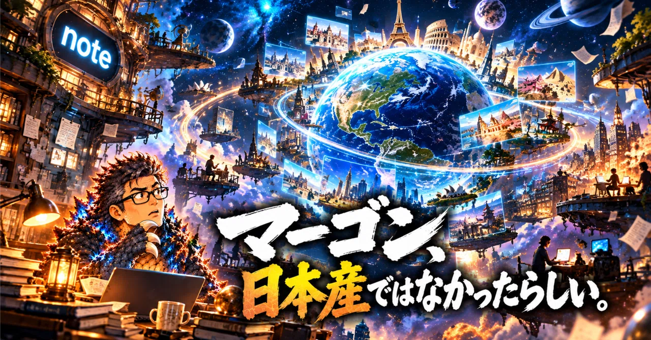 It seems it wasn't from Japan.｜マーゴン｜元先生の宇宙怪獣
