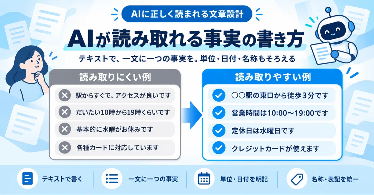 Feature Article Writing How to Write Facts That AI Can Read|Tabi Life株式会社
