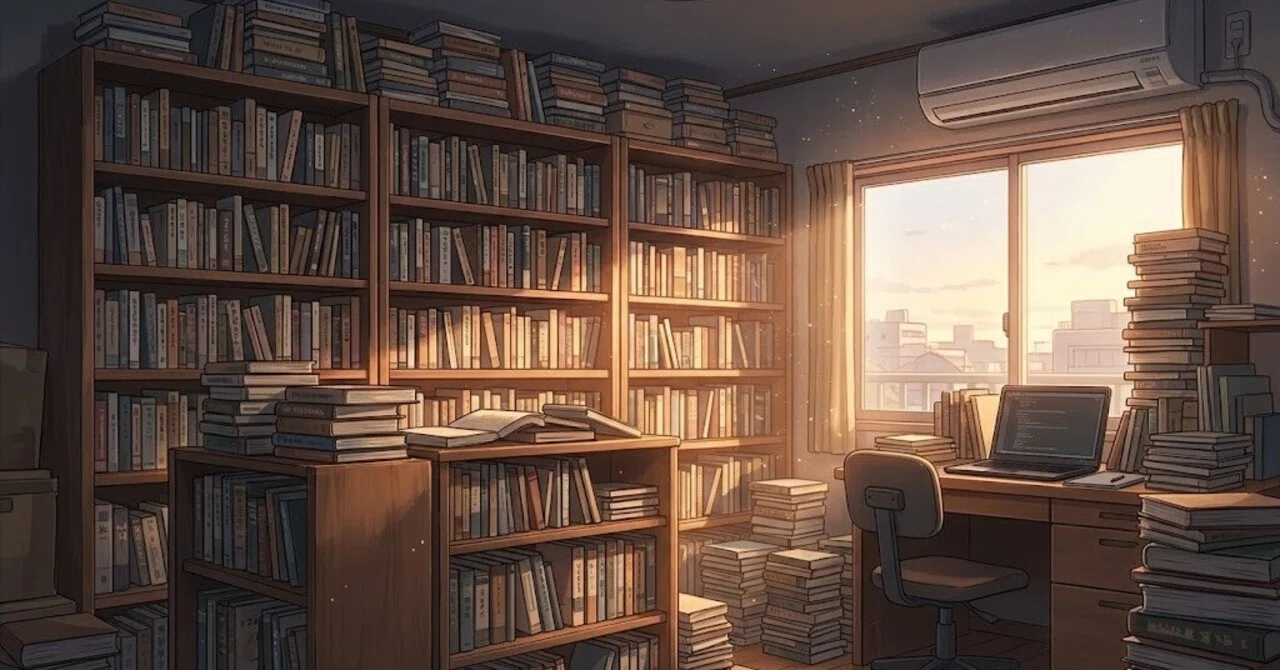 My bookshelf has reached its limit. Still, I'm going to buy books again ...