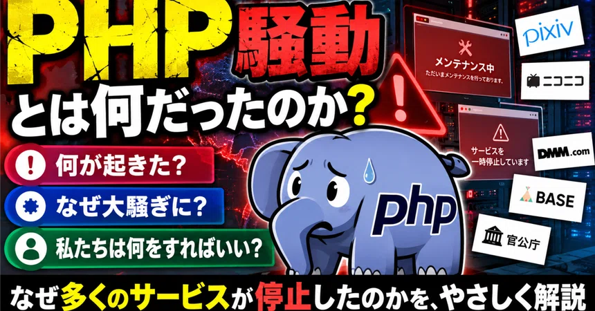 The Sudden 'PHP Incident'—Invisible Software Flaws Shake Society｜菅原ナオト