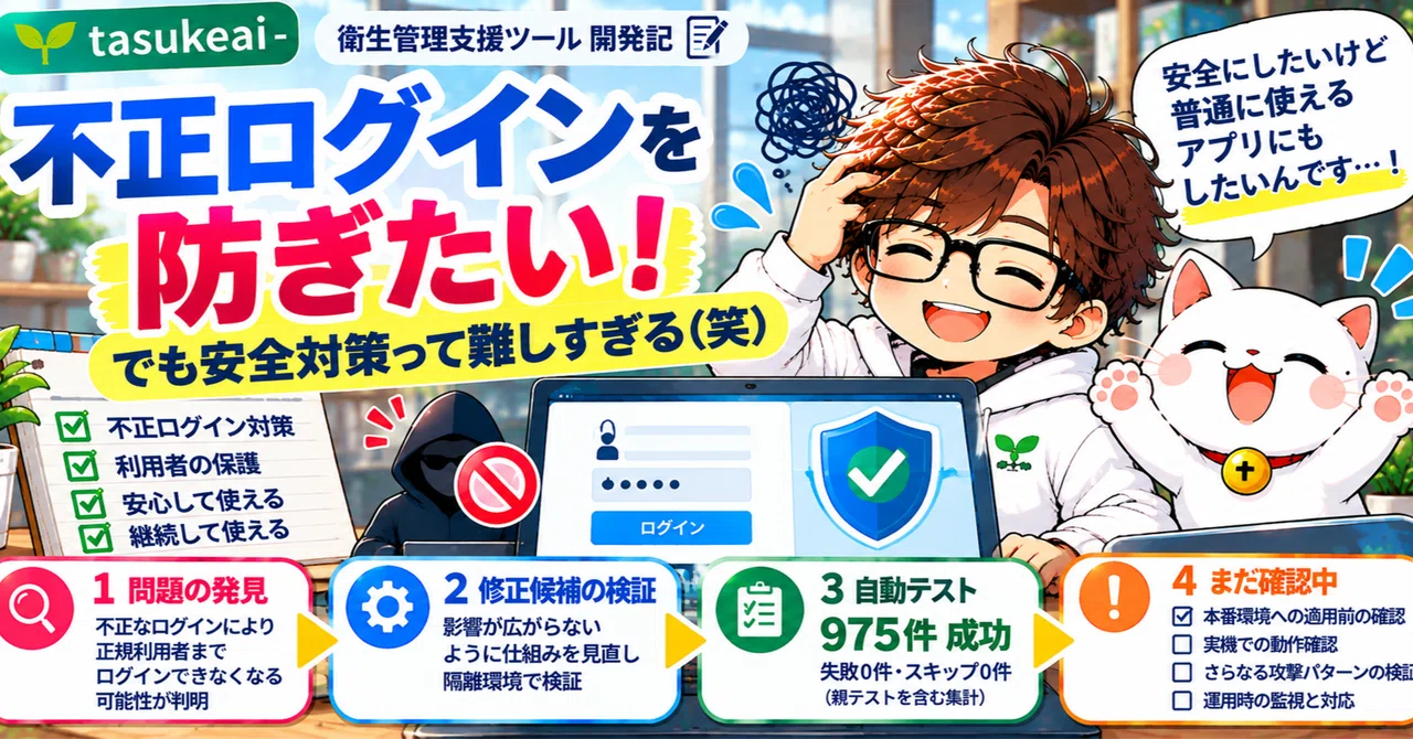 I want to prevent unauthorized logins! But security measures are too ...