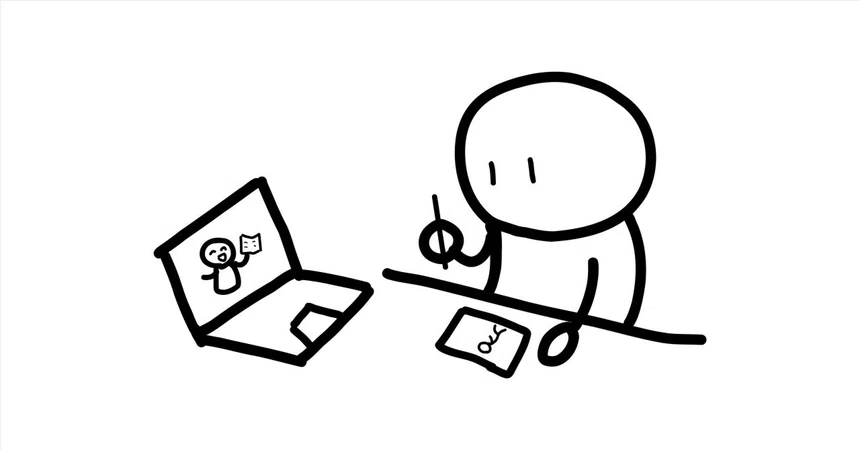They say keeping a diary is good, but what about a stick figure picture ...