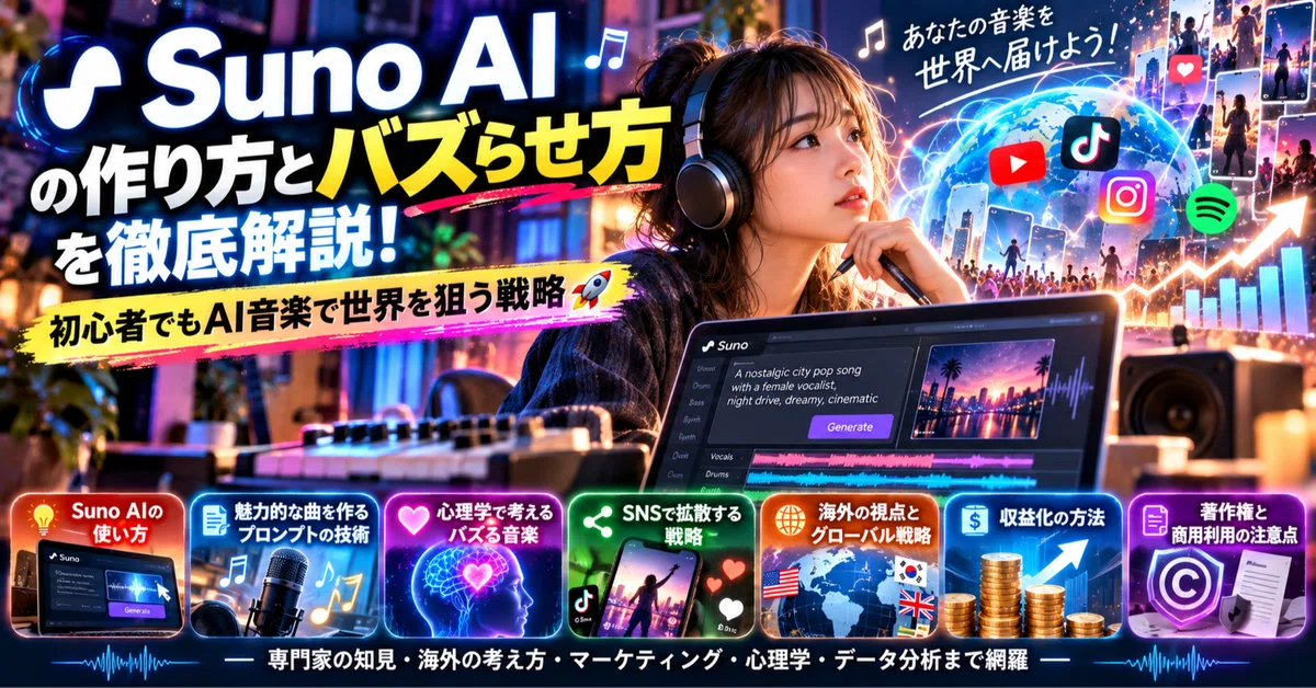 🎵 A Thorough Guide to Creating and Making Hits with Suno AI! Strategies ...