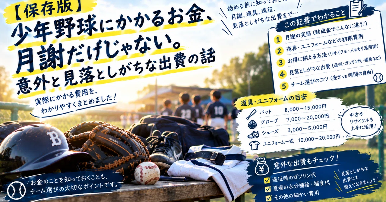 The costs of youth baseball: It's not just the monthly fees. A look at ...