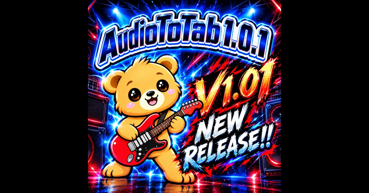 TAB notation software versionup! V1.01｜freemanmusic5150