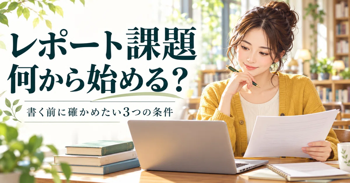 Write Report Assigment Where to Start with Report Assignments? 3 Conditions to Check Before ...