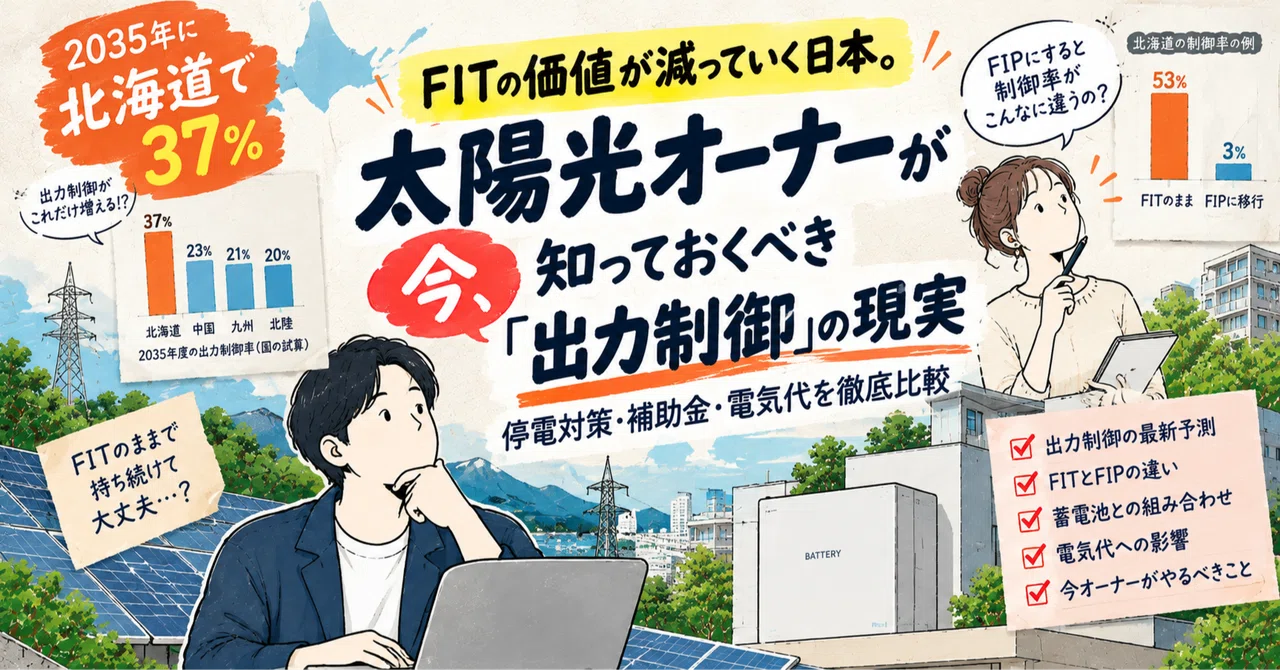 [37% in Hokkaido by 2035...] The declining value of FIT in Japan. The ...