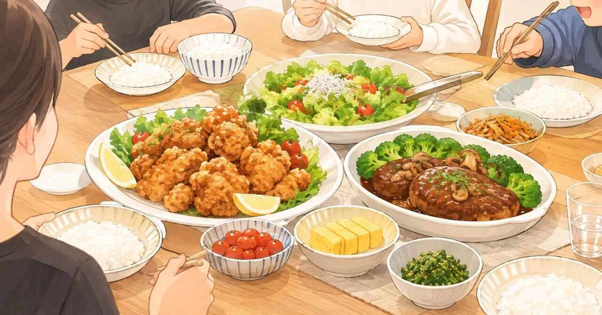 Do you serve side dishes on large platters? Or do you serve individual ...