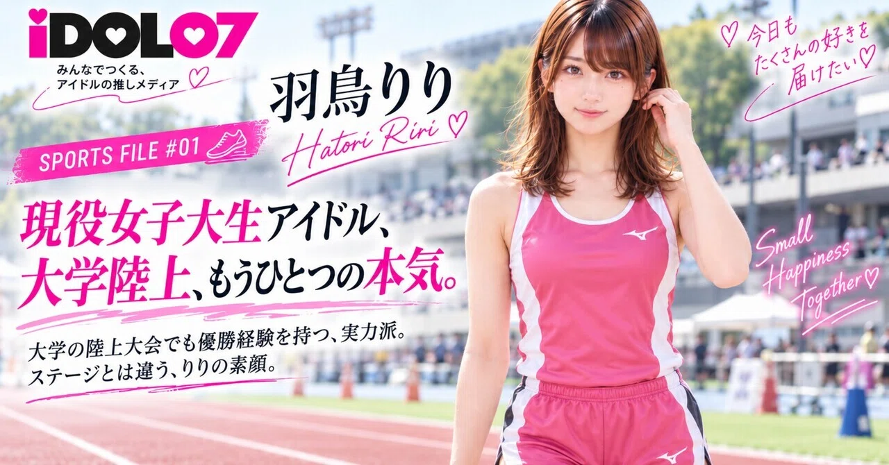 iDOL07 SPORTS FILE #01 | Riri Hatori, Another Side of University Track ...