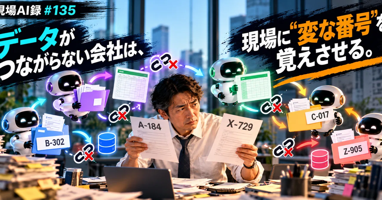 Field AI Log #135: Companies that cannot connect data force their staff ...
