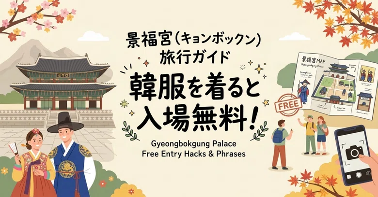 [Korea Travel] Free admission if you wear a Hanbok! Essential Korean ...