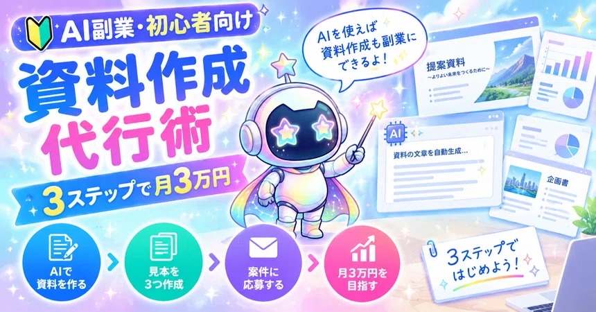 [Beginner Friendly] 3 Steps to Aim for 30,000 Yen a Month with AI ...