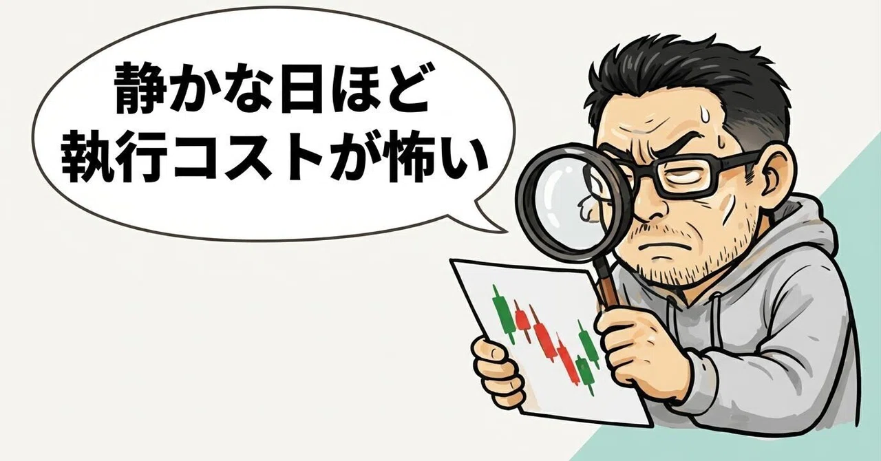 On low-volume days, look at costs, not price range｜AIニュース_利食安男