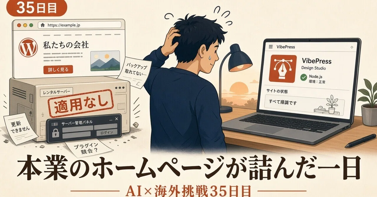 [Side Note] A day when my main job's website hit a dead end | Day 35 of ...