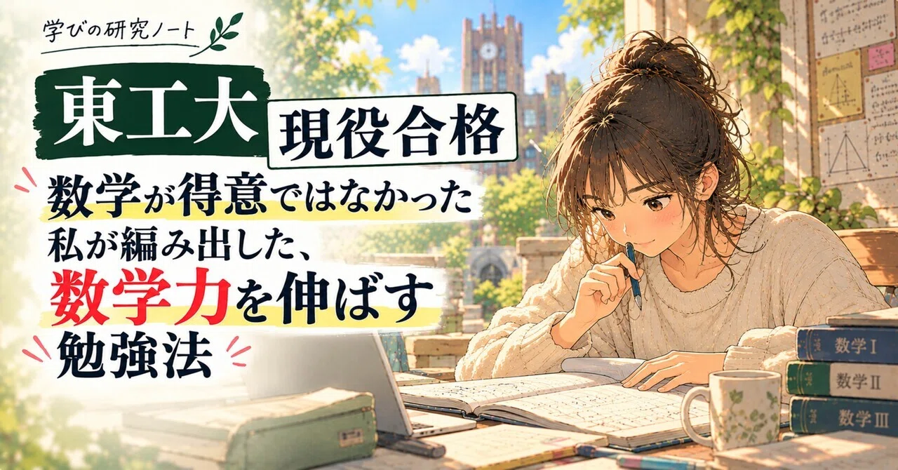 [Passing Tokyo Tech on the First Attempt] The Study Method I Devised to ...