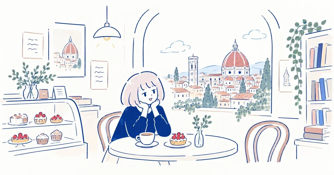 Three places in Florence where my 'cute sensor' went off｜松井元香｜ひとり編集長