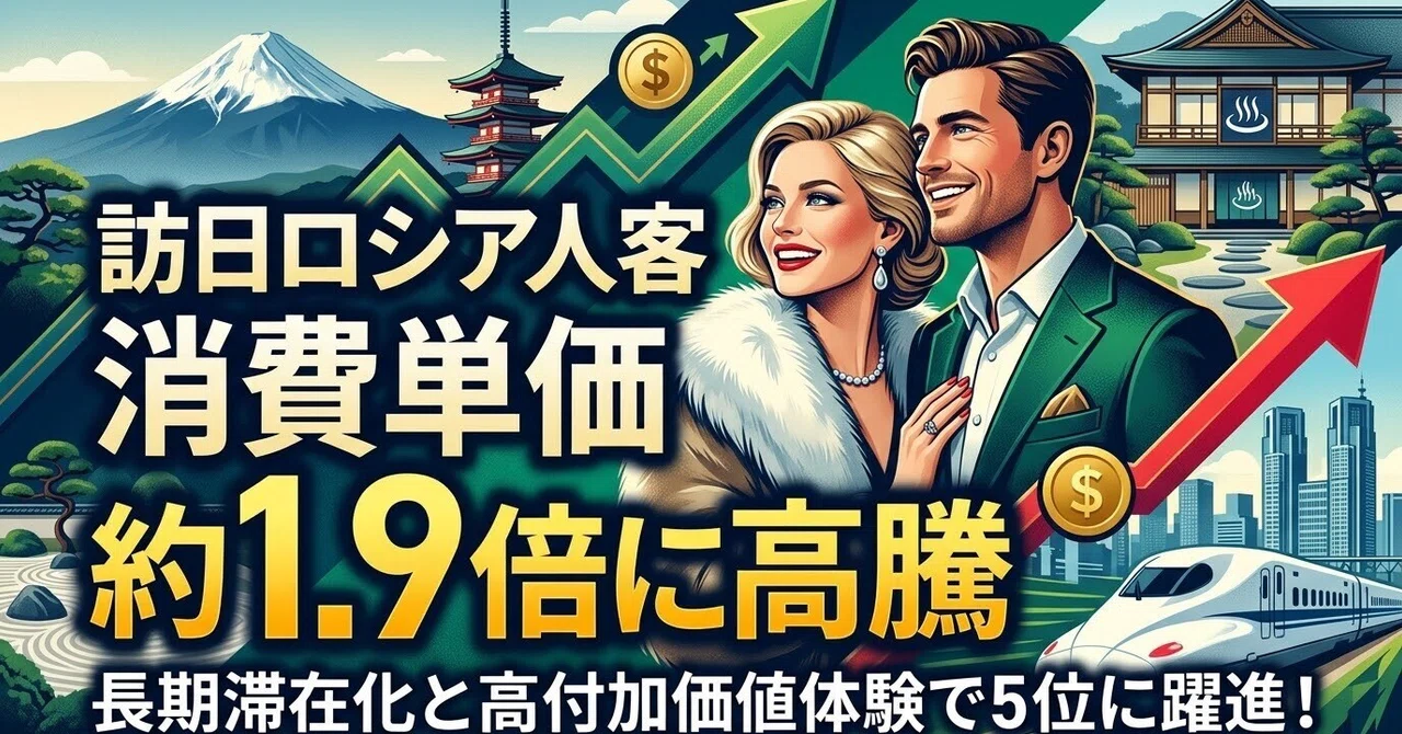 Japanes Type What the '1.9x Increase in Per-Capita Spending' by Russian Visitors to ...