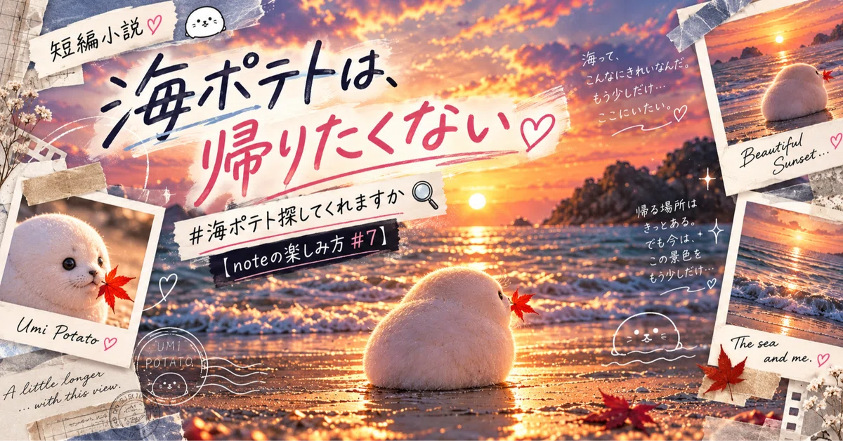 [Short Story🦭🍁] 'Sea Potato Doesn't Want to Go Home' | # ...