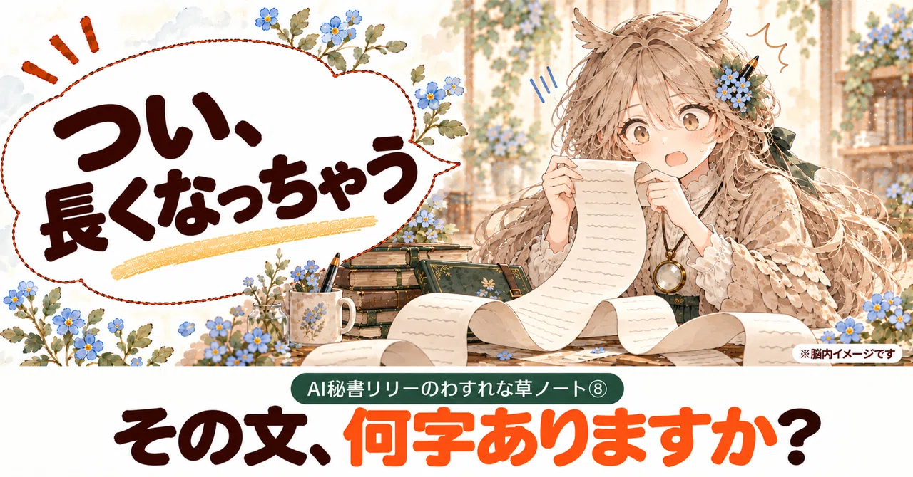 86 characters, I ran away | AI Secretary Lily's Forget-Me-Not Notebook ...