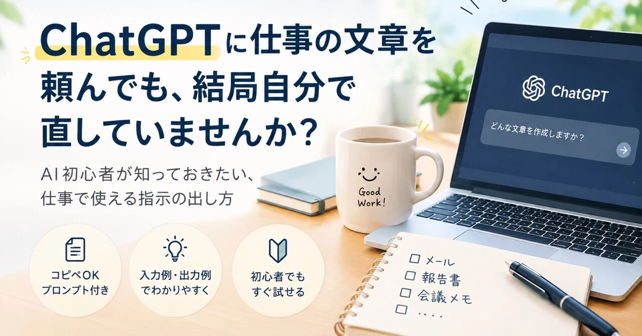 Why ChatGPT's Work Documents Often Require So Many Revisions｜しごと整えAI