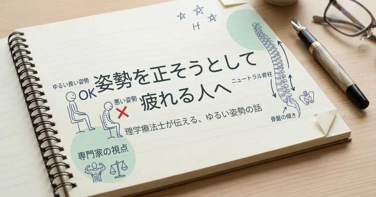 For those who get tired trying to fix their posture｜いのうえ/理学療法士