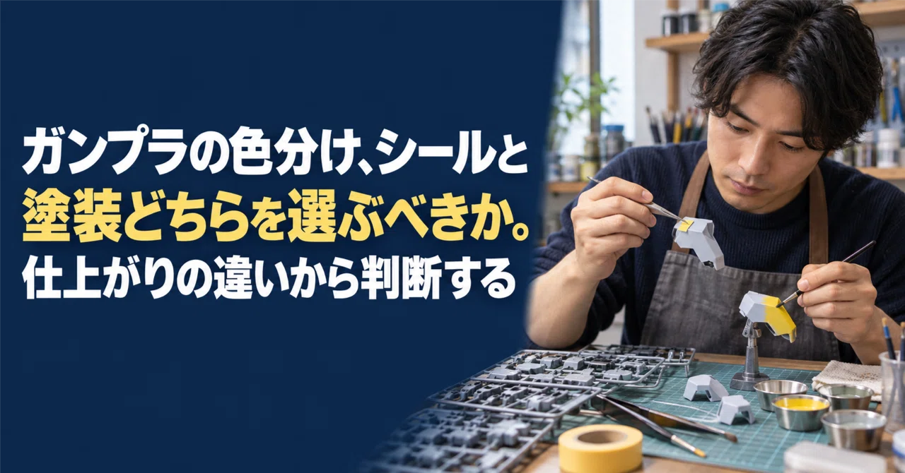 Gunpla Color Separation: Should You Choose Stickers or Painting ...