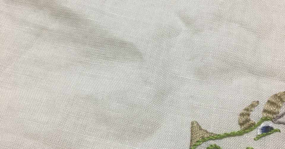 レベル0からの刺しゅうー布のしわ 刺繍枠の跡が気になる 刺繍枠のつけ方ー Atelier Hanami 刺繍とイラストと Note