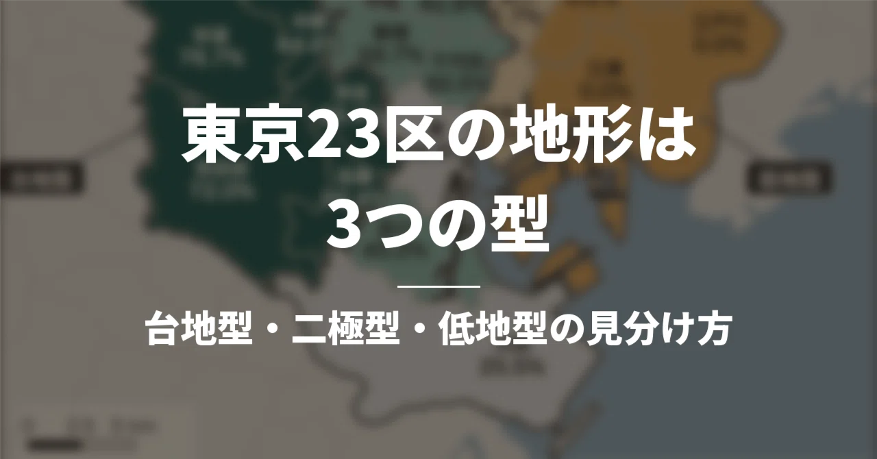 The Topography of Tokyo's 23 Wards: Three Types and How to Identify ...