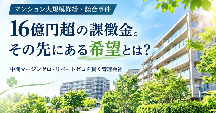 [Large-Scale Repair Collusion Case] Is the News of Over 1.6 Billion Yen ...