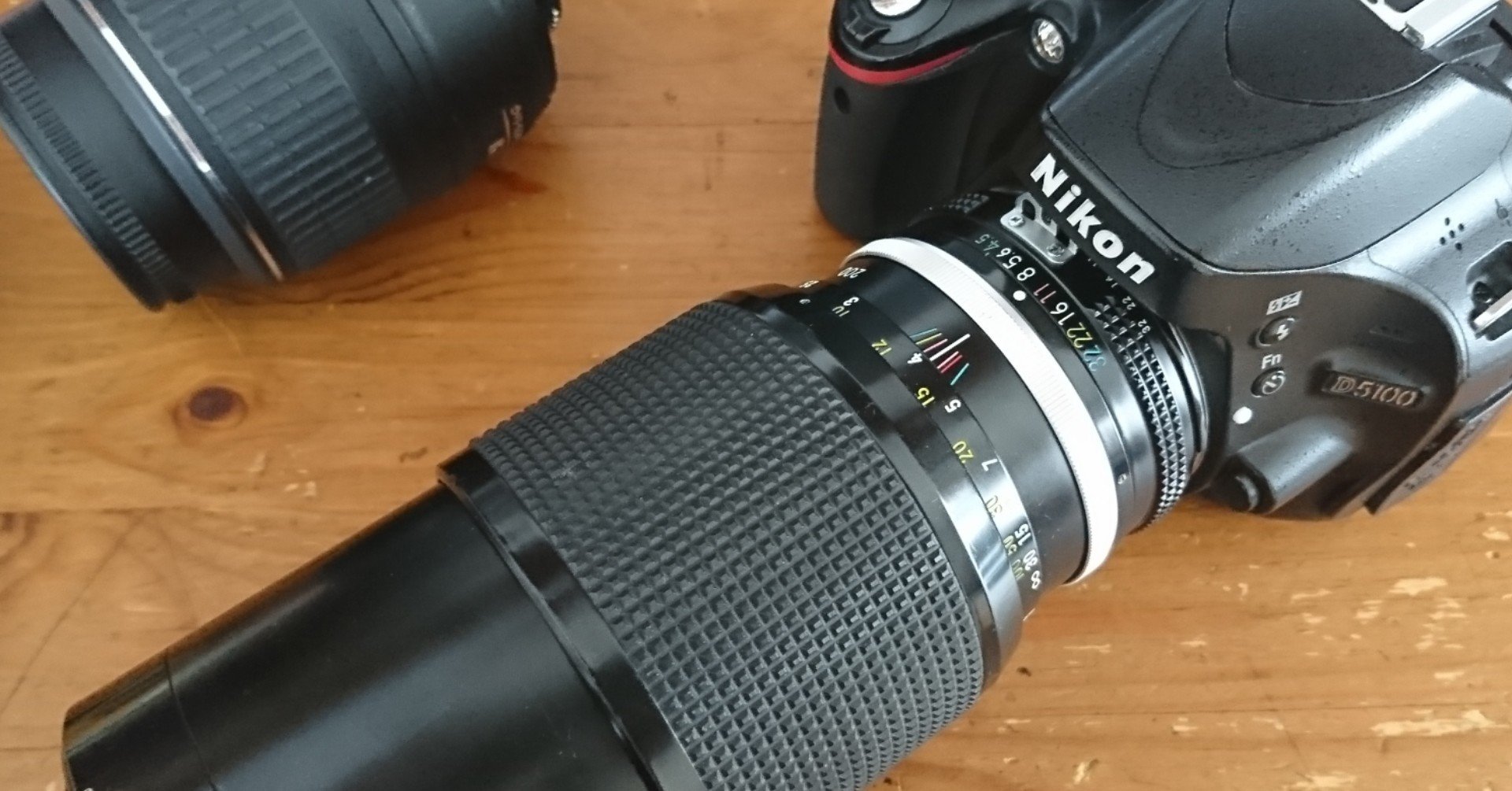 Nikon D5100&レンズ3本(標準ズーム&望遠ズーム&単焦点)
