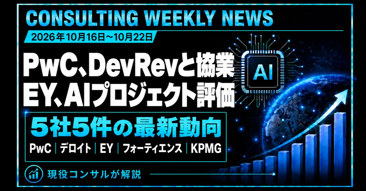 Latest Consulting Firm News [October 16 - October 22, 2026] PwC and ...