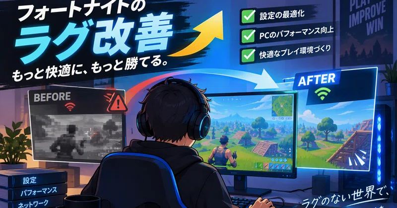 長年の遅延１つ解消＆ネット回線改善情報先行公開！フォートナイトラグ改善マニア