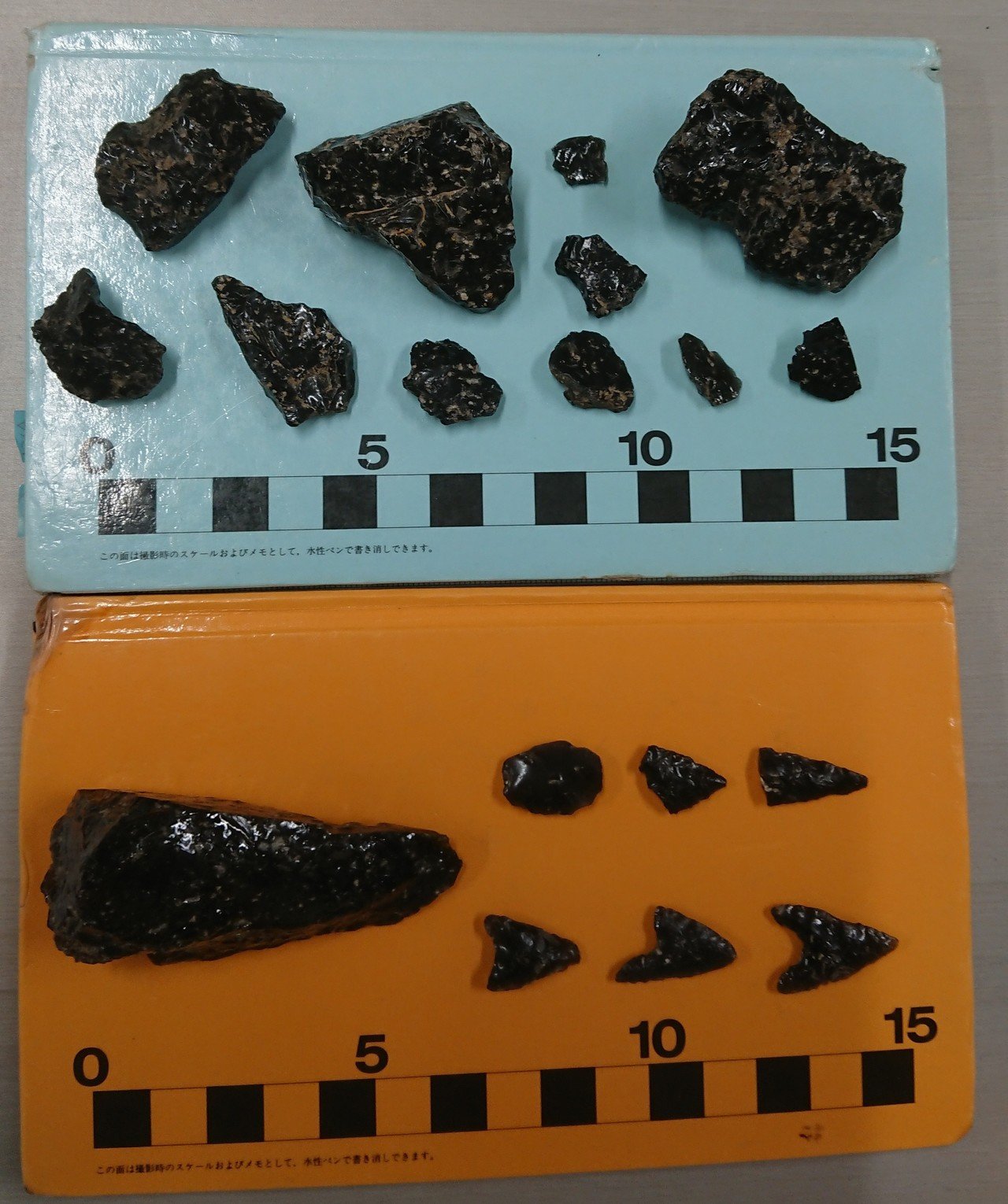 小学校一年生が拾った黒い小石 小学校一年生が拾った黒い小石