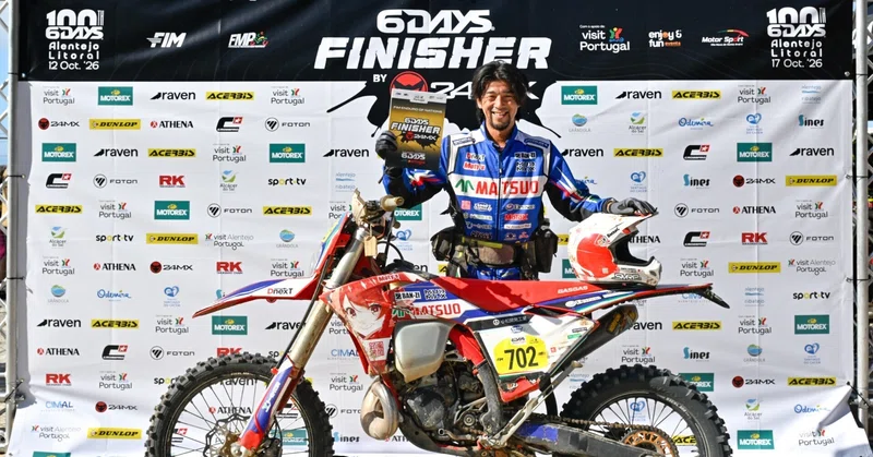 ダカールラリー完走の藤原慎也、100周年の世界大会「6DAYS」も完走!