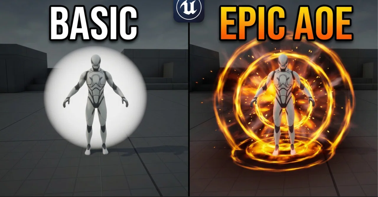 How to Make an Epic AOE Blast Effect in UE5 Niagara｜Ashif Ali