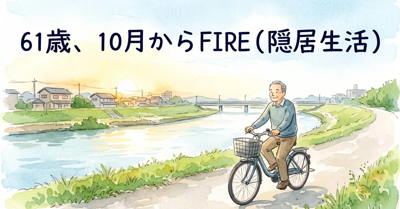 I entered FIRE (retired life) in October｜さいとう@ゆったりFIREでライフシフト/作家📚