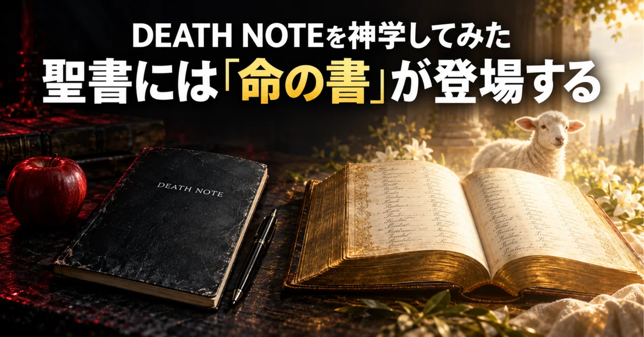 Theology of 'DEATH NOTE': The Bible features an opposite book, the ...