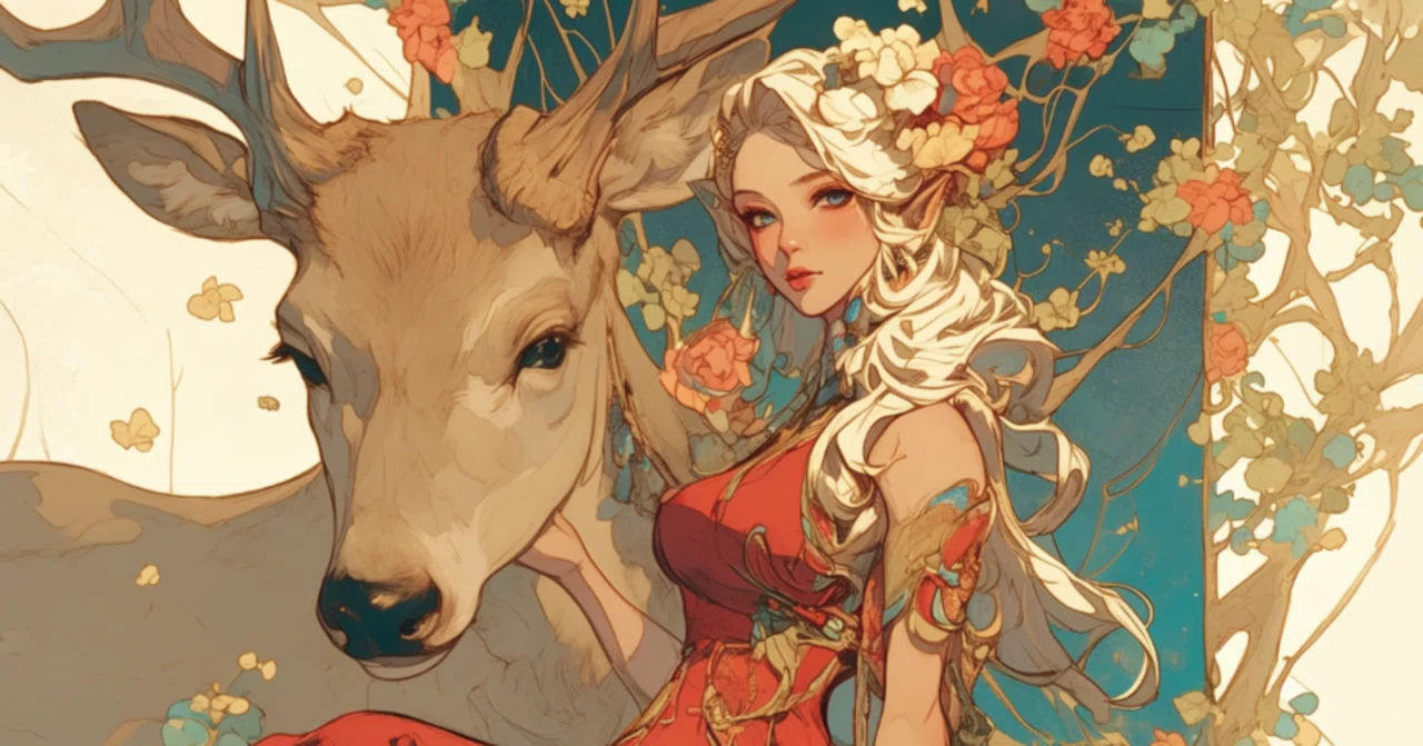The World of Nakshatras Painted by AI: The Brides of the Moon｜占星術師アキュバル