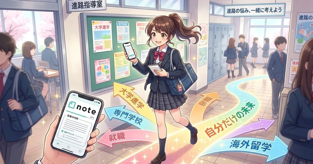 進路選択で大事なことはなんだろう？中2が考えてみた ｜kota_simian